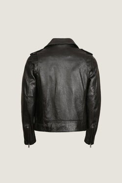 Men’s Premium Genuine Leather Biker Jacket | Black Vintage Motorcycle Jacket for Men